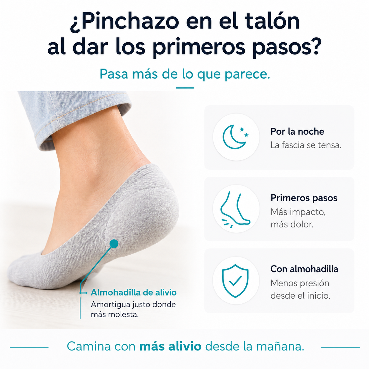 Almohadillas de confort para pies