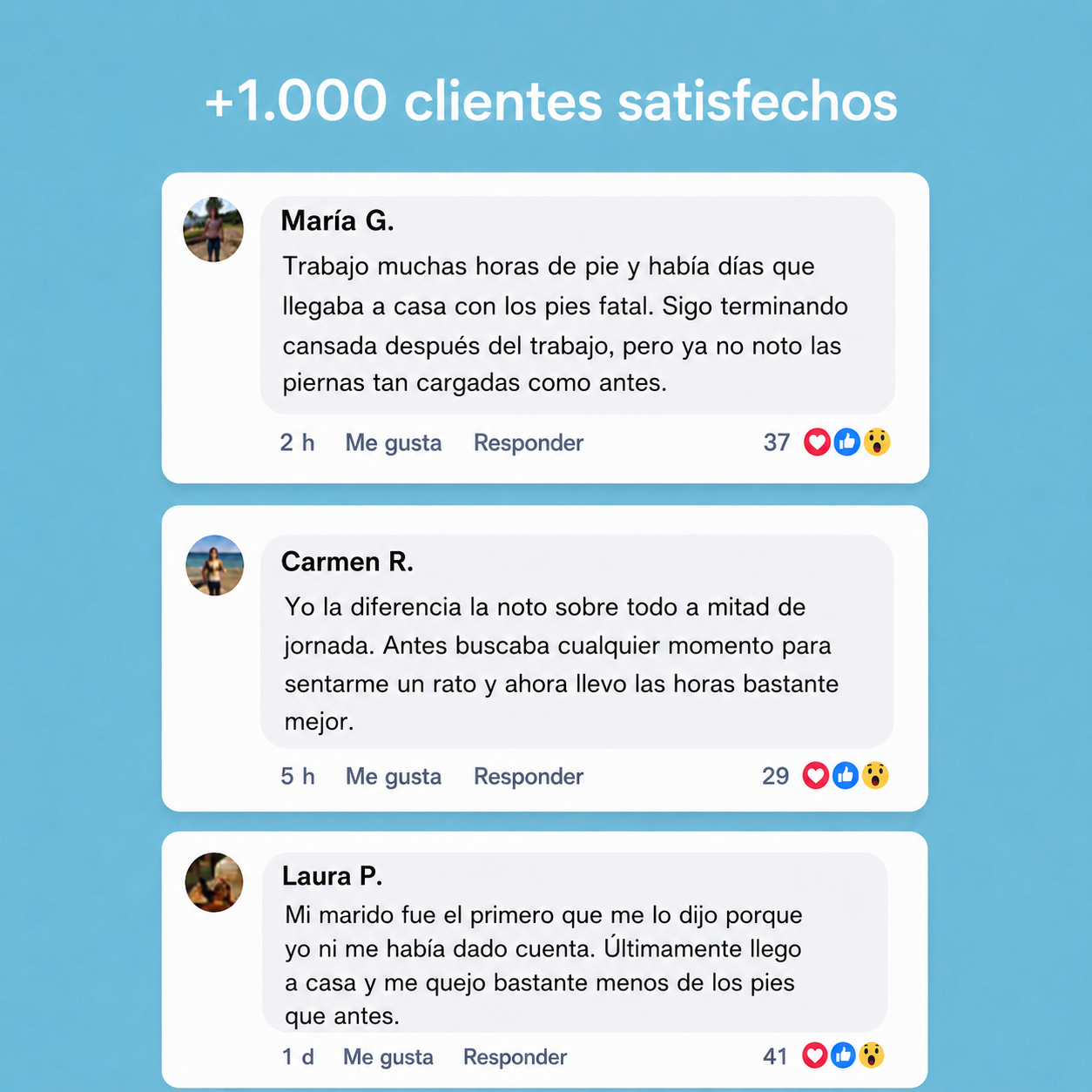 Almohadillas de confort para pies